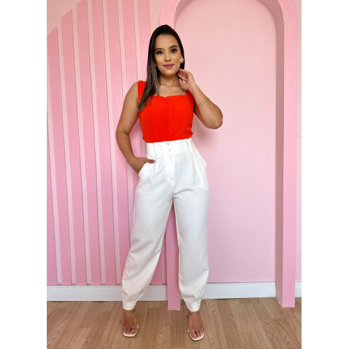 Cropped Laranja - TAM UN Cropped Laranja - TAM UN