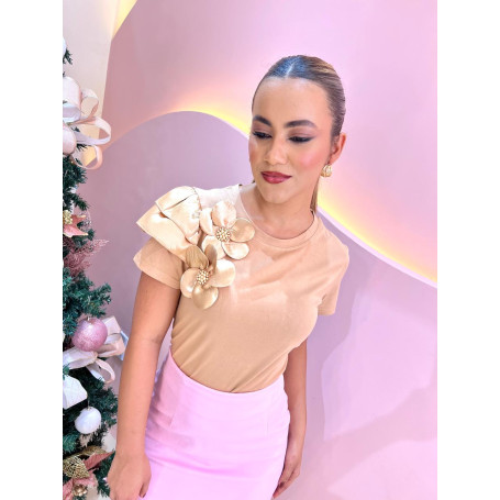 Blusa Flor - TAM P/M