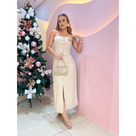 Vestido Midi - TAM P