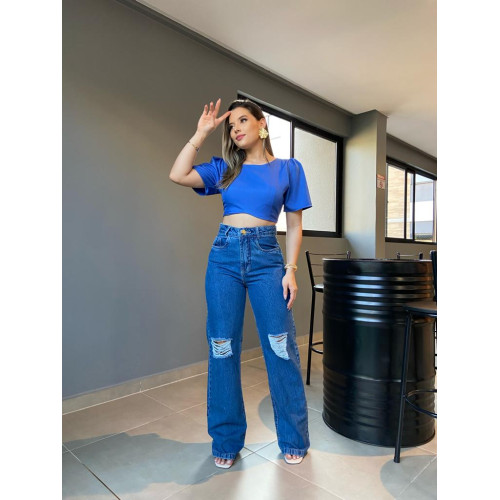 Calça Wide Leg Calça Wide Leg