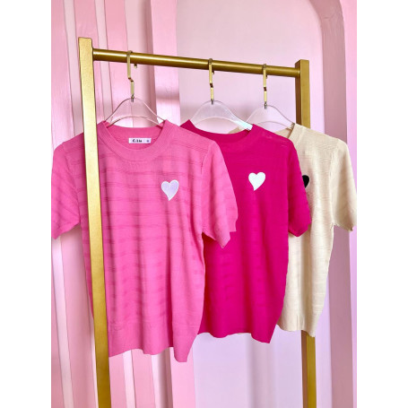 Blusas Coração - TAM M