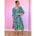 Vestido Midi Estampado
