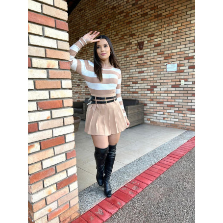 Saia Plissada - TAM M