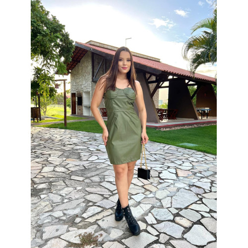Vestido Napa Verde - TAM G