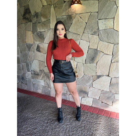 Saia Couro - TAM M