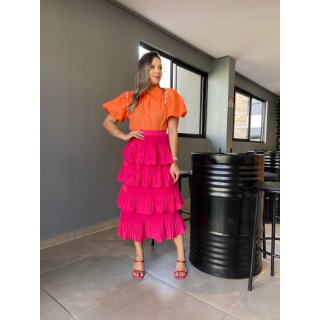 Saia Quatro Marias Rosa